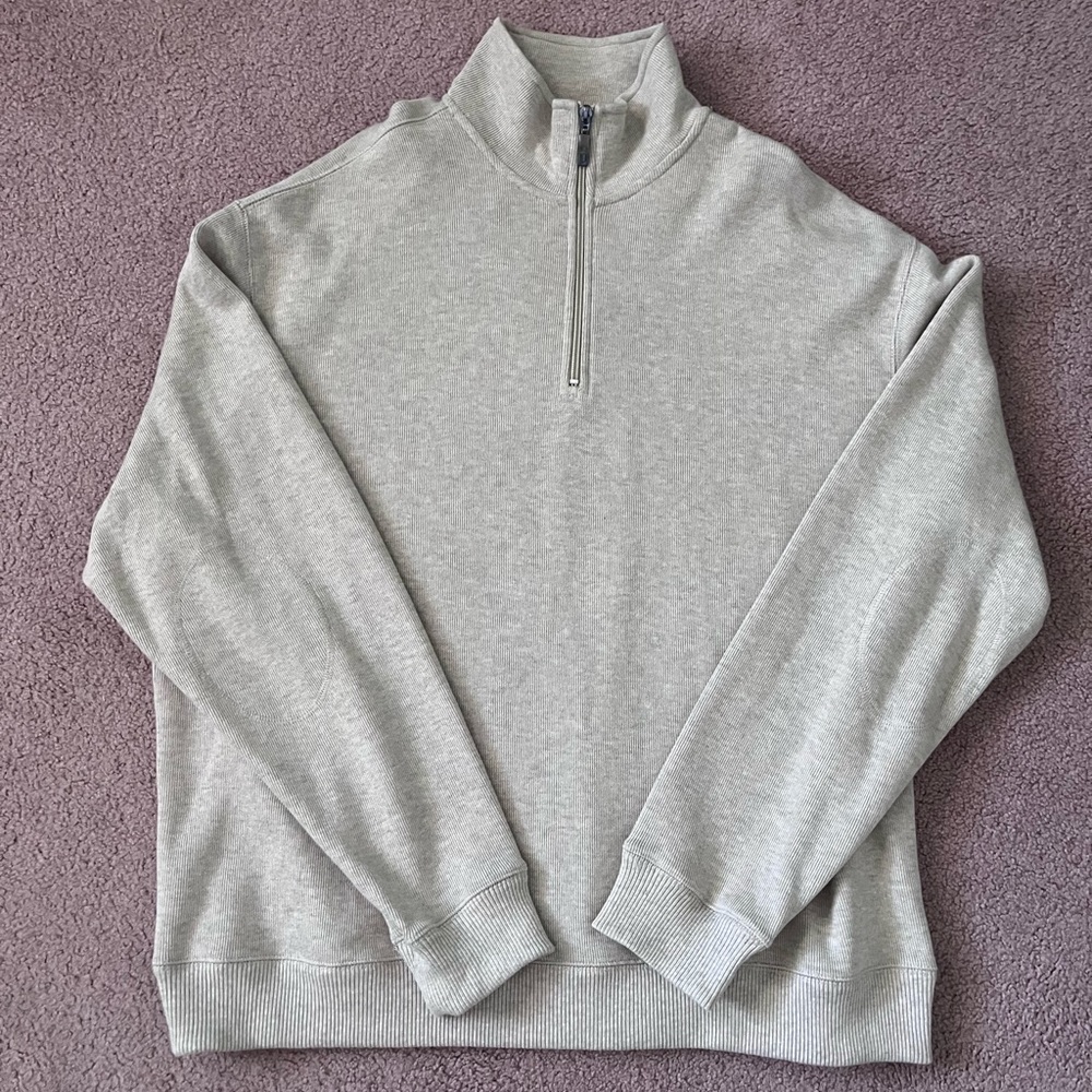 Paradise Collection XL Mens Pull Over 1/4 Zip Collared Sweatshirt